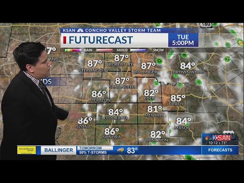 KSAN Storm Team 10pm Forecast Update - Monday June 1, 2020