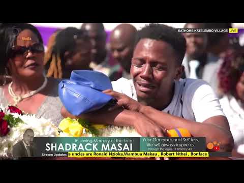Moving tribute by Masekete that left everyone shedding tears at Shadrack Masai Burial.😭😭😭😭😭