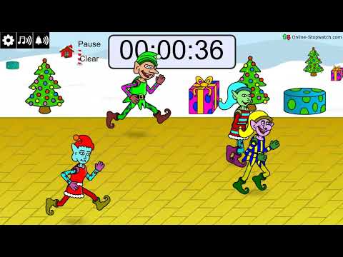 1 minute elf race timer