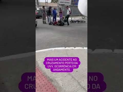 CAOS NO TRÂNSITO | Mais um grave acidente é registrado em cruzamento próximo da UVV 🚗💥