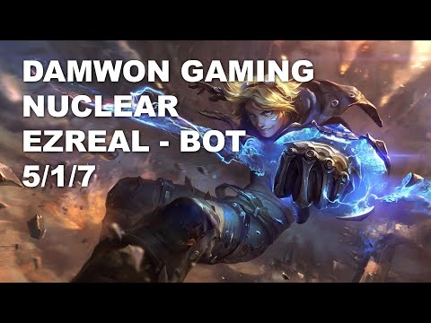 DAMWON Gaming Nuclear Bot Ezreal vs Kalista - KR Challenger Rank Game