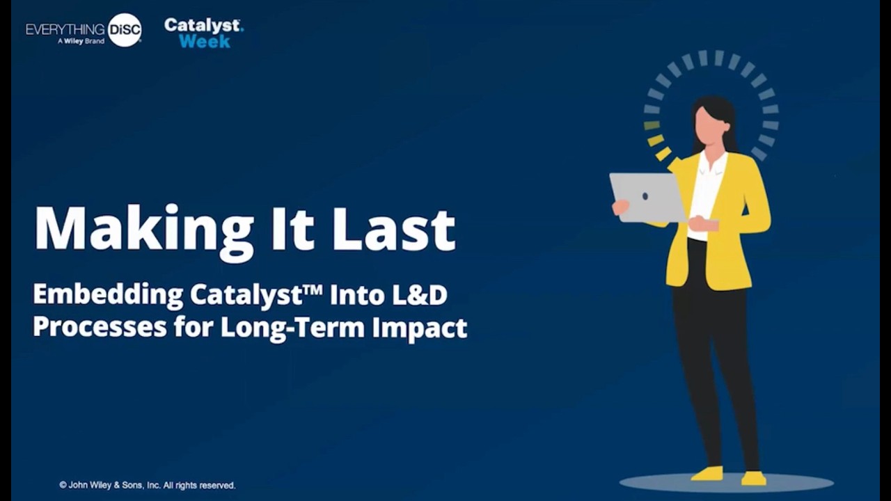 Catalyst Week -  Embedding Catalyst in L&D Processes