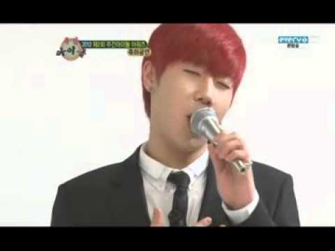 Sunggyu 60sec @ Weekly Idol leaving him alone