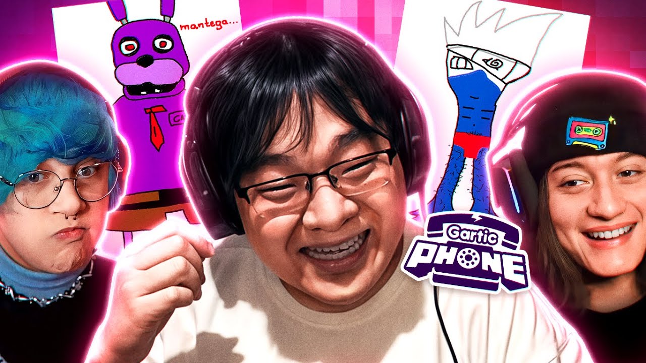 DESENHOS MISTERIOSOS TERRÍVEIS No GARTIC PHONE (ft. Scottonauta e Ycro)