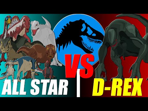 What if : Assembly of all Jurassic World dinosaurs (The Last Story of the Zombie Dinosaur)