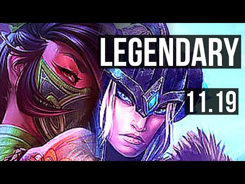 AKALI vs SEJUANI (TOP) | 12/1/6, 2.9M mastery, Legendary, 600+ games | KR Master | v11.19