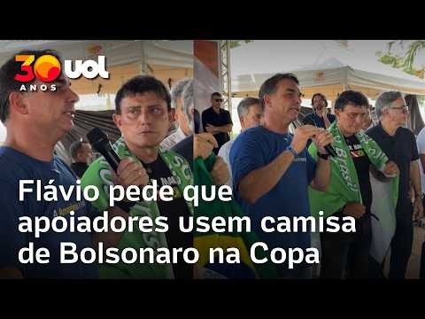 Flávio Bolsonaro pede que eleitores ‘usem a camisa do Bolsonaro’ na torcida pelo Brasil na Copa