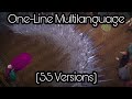 Frozen The Party S Over One Line Multilanguage In 55 Languages S T