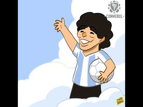 Pele play with Maradona
