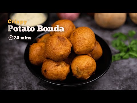 Crispy and Delicious Potato Bonda Recipe | Easy Snack Recipe | Cookd