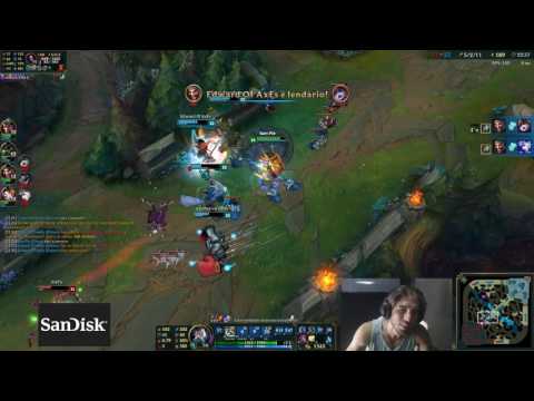 Rakin clipe - Draven fazendo pentakill!