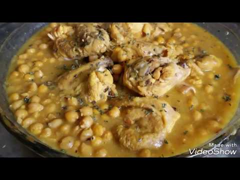 Нут с курицей. Chickpea with chicken