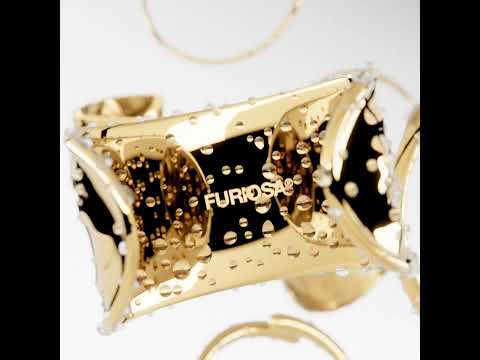 Ocelová single záušnice Bubbly Cuff SE-BUBBLY-S