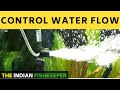 Flow Control Lever In Aquarium Filter