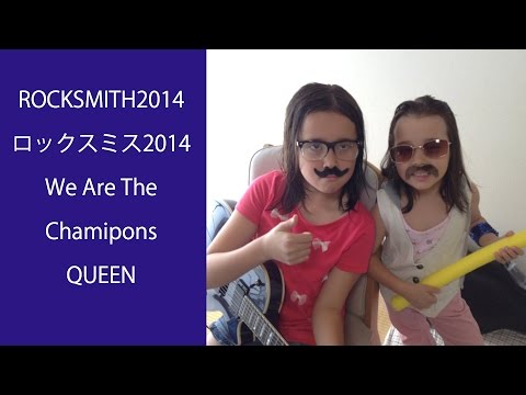 ROCKSMITH Audrey (10) Plays Guitar - We Are The Champions - Queen - ロックスミス２０１４