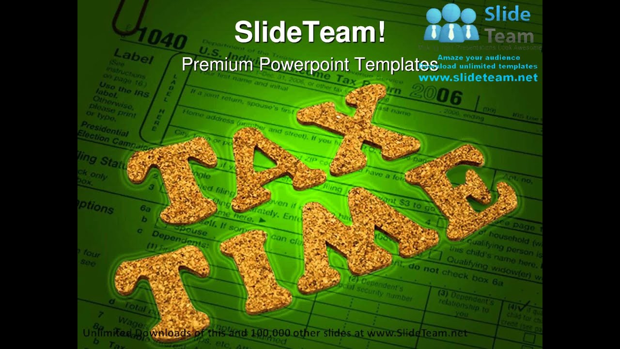 Tax Time Finance PowerPoint Templates Themes And Backgrounds ppt layouts