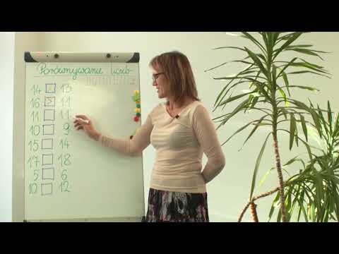 Porównywanie liczb  -  Lekcyjki dla pierwszaków