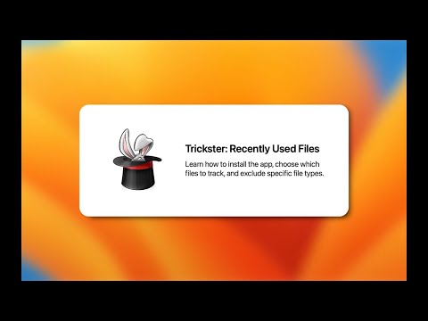 Getting Started With Trickster: the Mac Menu Bar Productivity App to Find Recent Files