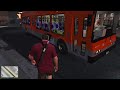 Los Santos Bus Service (as client), bus transport service in Los Santos, player as passenger [OpenIV] 17
