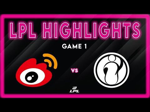 WBG vs IG Highlights Game 1 | LPL 2026 Split 1 | Weibo Gaming vs Invictus Gaming by Onivia