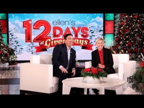 【Ellen】政府應該發錢給人民？！聽聽台裔美國總統參選人 Andrew Yang 怎麼說！ (Presidential Candidate Andrew Yang Drops-In to Explain Himself to Ellen)