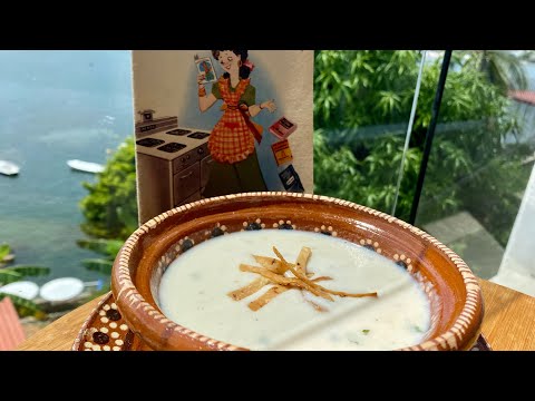 SOPA CREMA DE TORTILLA, RECETARIO VIEJITO