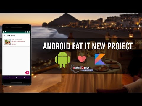 Kotlin Android Tutorial New Eat It part 31 Server App Authentication
