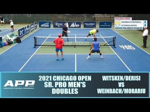 APP Chicago Pickleball Open Sr. Pro Men's Doubles: Witsken/Derisi vs Weinbach/Morariu