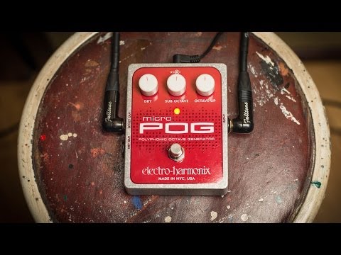 Electro-Harmonix Micro Pog Polyphonic Octave Generator Guitar Effects Pedal image 3