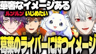 葛葉が神速高校に選んだライバーのイメージ【にじさんじ/葛葉/切り抜き】