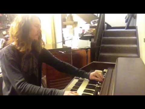 Adam Wakeman recording keyboard parts on HS2