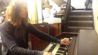 Adam Wakeman recording keyboard parts on HS2