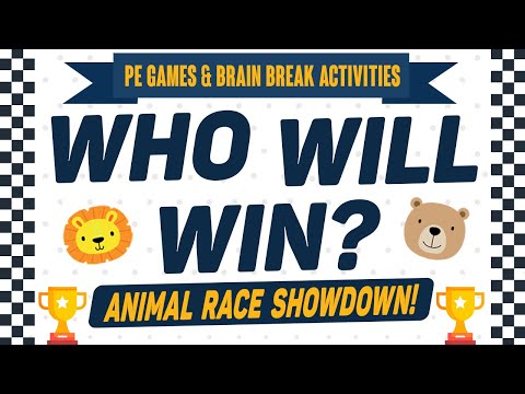 Who Will Win? Animal Race Showdown! | An Interactive Brain Break Activity | Fun Fitness Workout