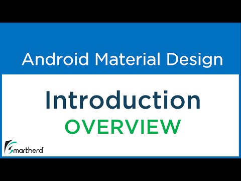 2 1 Android Material Design Introduction and Module Overview