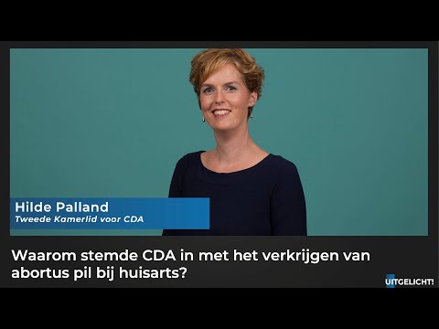 Uitgelicht! 8 april 2022 - Hilde Palland (CDA) over verkrijgen abortuspil bij de huisarts