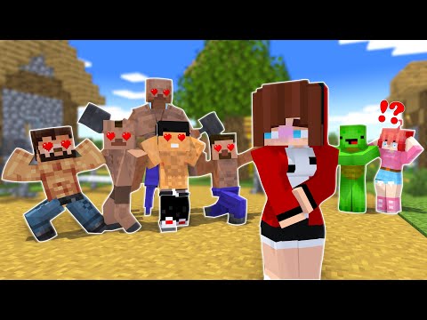 MAIZEN : JJ Become a GIRL & Popular With BOYS ?!! - Minecraft Animation JJ & Mikey