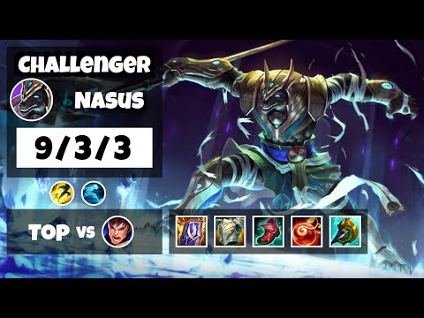 Nasus 11.8 S11 Gameplay Challenger Top (9/3/3) - TURKISH