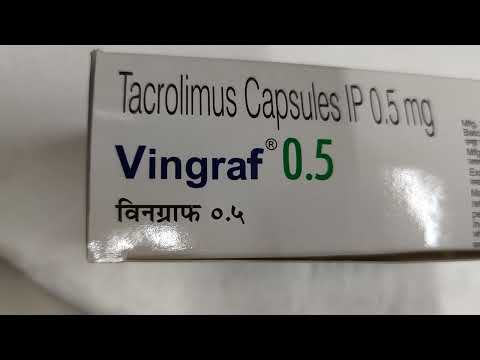 Vingraf Tacrolimus Capsules IP, Packaging Type: Box