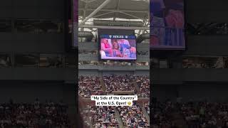 #MySideOfTheCountry at the #USOpen 🤩 #MickeyGuyton #CountryMusic #Country #Tennis #NewMusic #Shorts