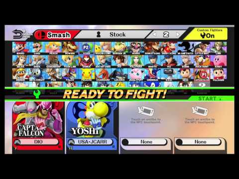 S@X 6-9-15 - And1 JCarr (Yoshi) vs  Dio (Falcon) - Smash Wii U Customs - Winners Bracket