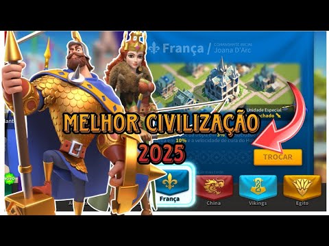 Melhor Civilização em 2025 para Rise Of Kingdoms