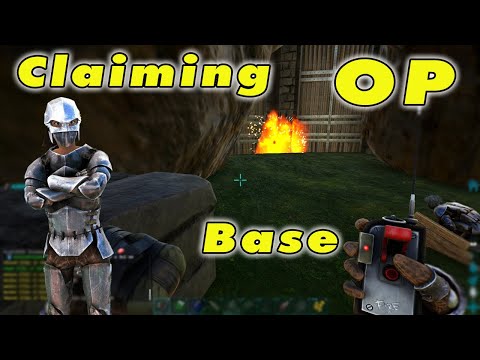 Claiming OVERPOWERED Base on the MOST POPULATED Server Day 1 #Ark #TGA