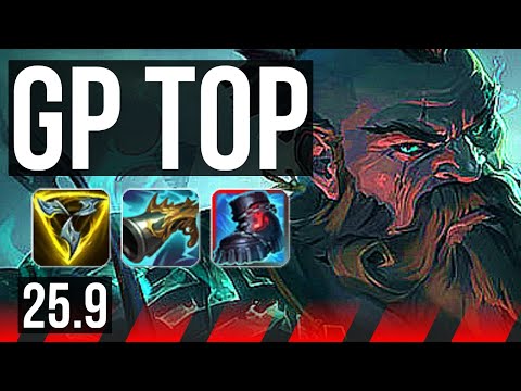 GANGPLANK vs CASSIOPEIA (TOP) | 5/0/5 | KR Diamond | 25.9