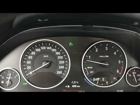 BMW 330D F31 (258hp) acceleration 0-200 KM/H