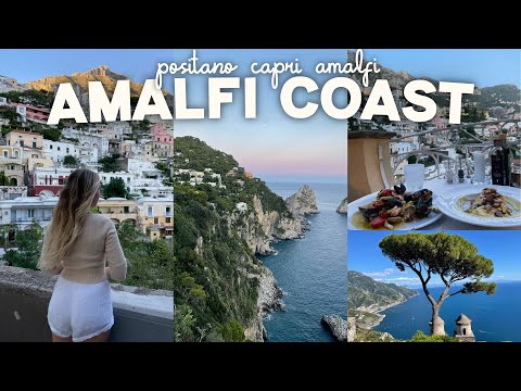 AMALFI COAST VLOG 2022: exploring Capri, Positano, Amalfi & Ravello | European Travel Diaries ep. 2