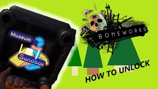 How to unlock sandbox mode in Boneworks - #Boneworks - EXTRA