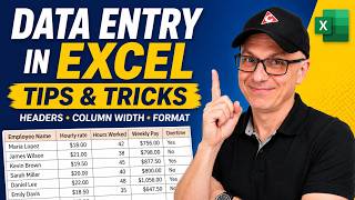 Make EXCEL DATA Look Professional Step by Step