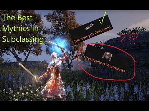 ESO Subclassing - Definitive Mythic for Your PvP Build