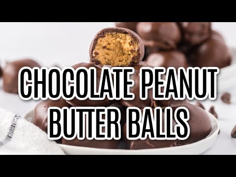 No-Bake Chocolate Peanut Butter Balls | Perfect for Any Occasion