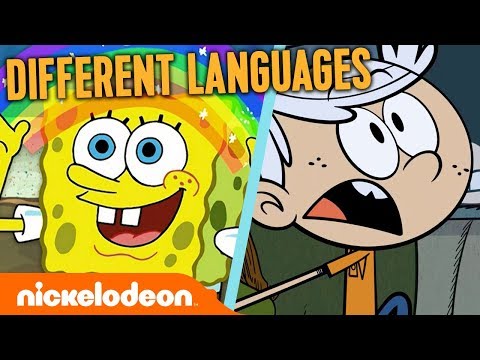 What SpongeBob and Lincoln Loud Sound Like in Different Languages! 🌎 Nick